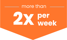 Two Times Per Week Icon